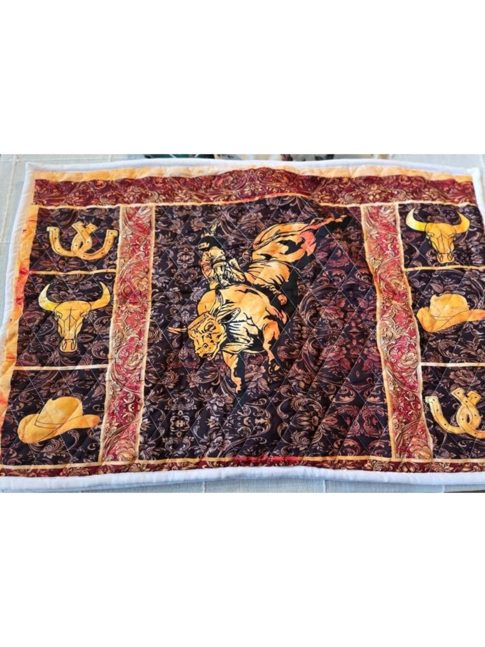 Western style King size pillow shams